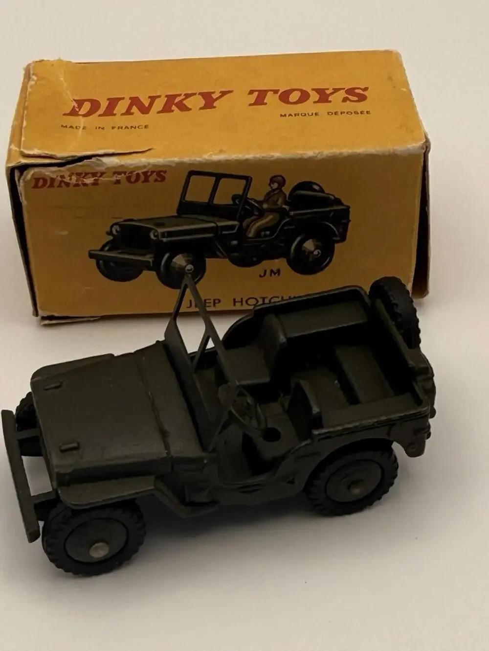Dinky Toys 816 -‎ 80 BP Jeep Hotchkiss-Willys Military Diecast - Original Box